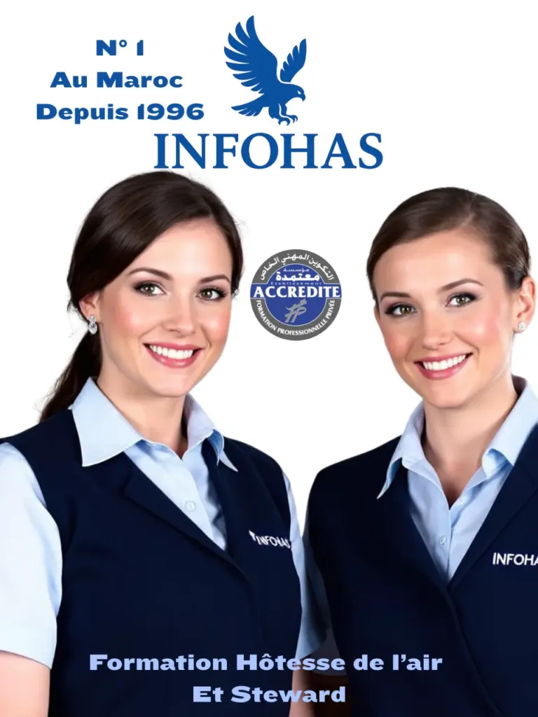 formation hôtesse de l'air et steward au maroc