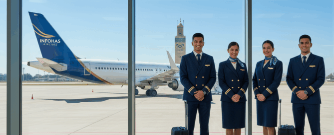 Formation Hôtesse de l'Air Maroc (PNC) INFOHAS Rabat